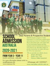 Mercedes international school in Australia 2026 – 2027